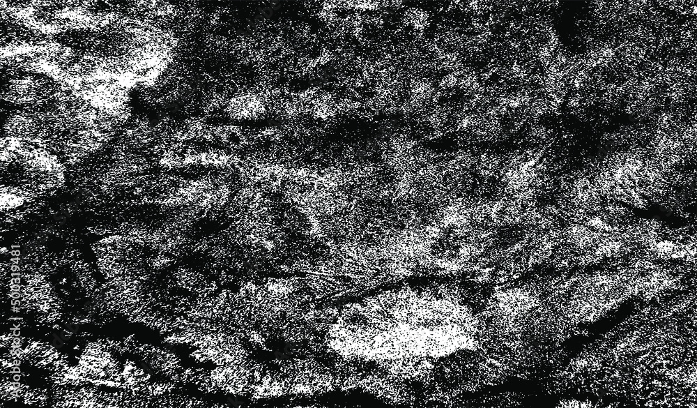 Poster monochrome texture composed of irregular graphic elements. distressed uneven grunge background. abst