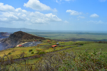 Fototapeta na wymiar Panoramic view of the Masaya volcano