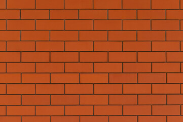 Red orange brick wall