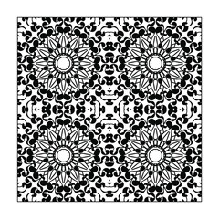 Seamless pattern floral ornament
