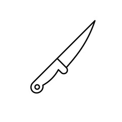 nóż kuchenny - ikona wektorowa