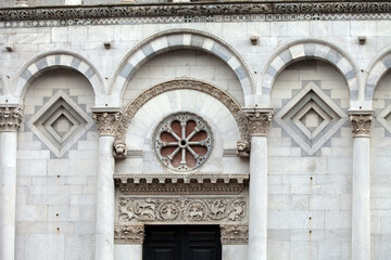  San Michele in Foro church - Lucca , Tuscany.