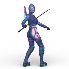 Obraz premium 女性戦士