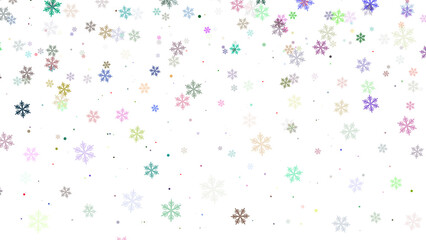 background with beautiful snowflakes for new year and christmas	