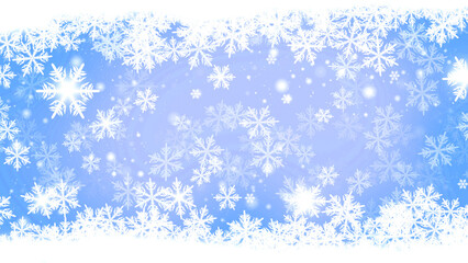 background with beautiful snowflakes for new year and christmas	