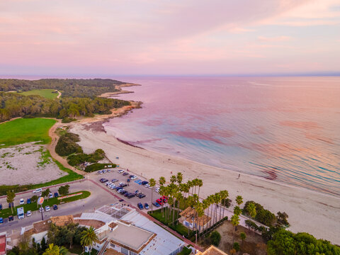 Sunset in Sa Coma, Mallorca