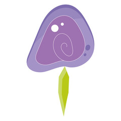 Isolated colored popsicle icon Cute design Vector