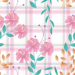 Seamless Pattern With Floral Motifs able to print for cloths, tablecloths, blanket, shirts, dresses, posters, papers.
