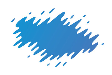 Paint stroke splash blot backdrop or dynamic abstract amoeba shape liquid spot badge background, wavy frame hole or futuristic universe galaxy aurora or ripped gap.