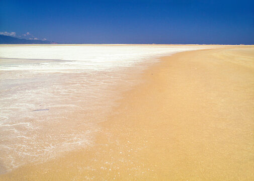 Sea Salt Mining, Coche Island, Venezuela