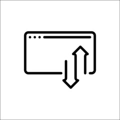 upload and download icons, suitable for presentation icons, web, and mobile applications