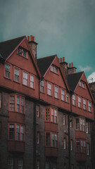 Fototapeta na wymiar Houses in Edinburgh, Scotland.