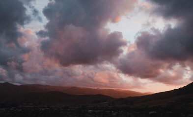 Purple Clouds in California