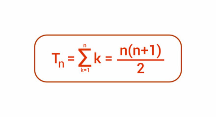 triangular numbers formula in mathematic