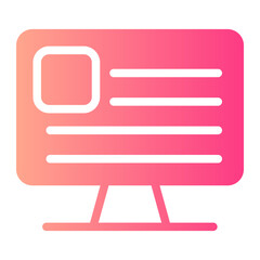 content creator gradient icon