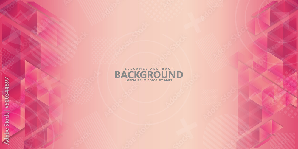 Aufkleber modern abstract triangle background with combination hipster ornament. vector illustration