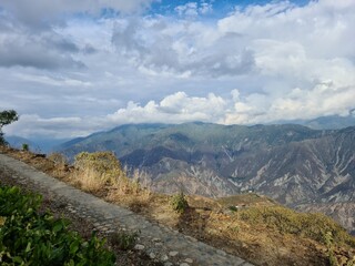 path in the mountains