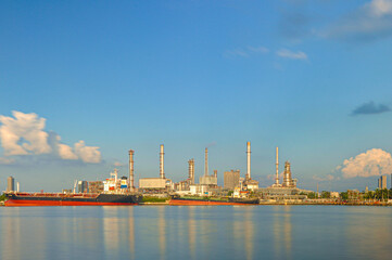 Naklejka premium Bangchak Oil Refinery