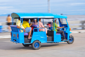 tuk tuk Bang Pu Recreation Center, Thailand