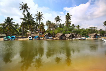 Fototapeta na wymiar Sri Lanka village