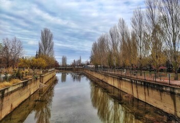 landscape with a lake