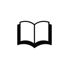 Book, Read, Library, Study Solid Line Icon Vector Illustration Logo Template. Suitable For Many Purposes.