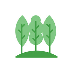 tree icon, it is important for us to keep nature in good and well-maintained, for our lives to remain good and there is no damage in nature that harms us all. 