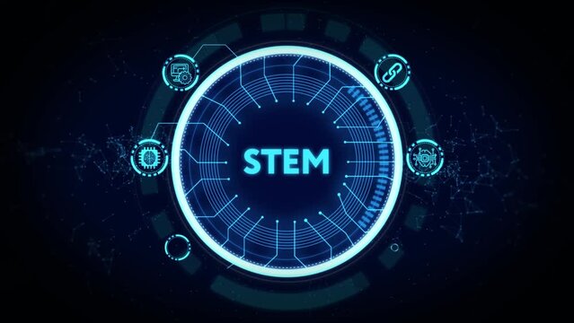Science, technology, engineering and math. STEM concept. Business, Technology, Internet and network concept.