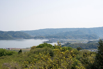 東郷湖の眺望（鳥取県）