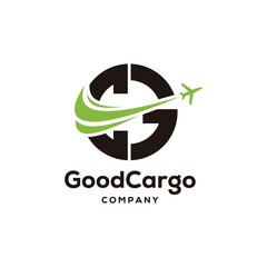 illustration of a good cargo symbol with a GC letter