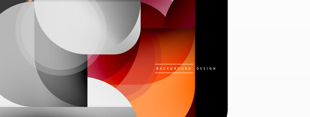 Geometrical minimal wallpaper. Geometric shapes. Vector illustration for wallpaper banner background or landing page