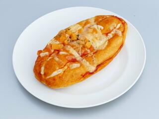 bread on a plate