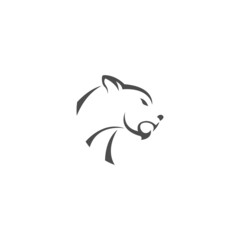 Phanter logo icon design illustration