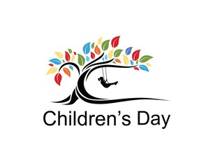 symbol icon Illustration Of Happy Children's Day