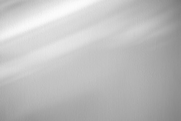 Window shadow drop on white wall background