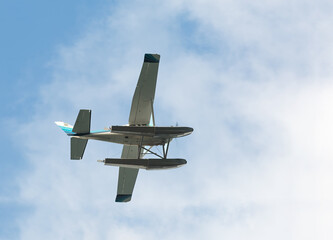  water plane in the clouds