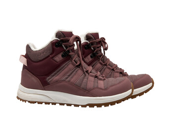 Pair of shoes isolates on white background