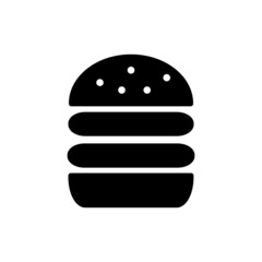 BURGER NEW ICON VECTOR SIMPLE