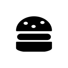 BURGER NEW ICON VECTOR SIMPLE