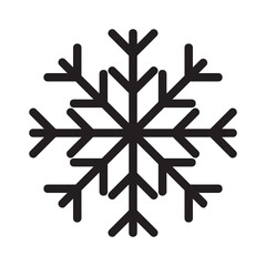 Snowflake , Winter outline icon.