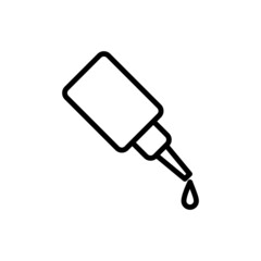 stationery glue new icon vector simple