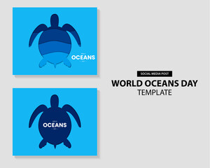 World Oceans Day Bundle Template
