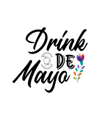 Feliz Cinco De Mayo Svg Design, Cinco De Mayo Svg Bundle, Mexican Fiesta Clip Art, Pinata Sombrero Guitar Maracas Silhouett