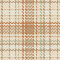 Plaid check pattern. Seamless fabric texture. Tartan textile print.