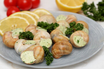 Stuffed snails