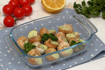 Stuffed snails