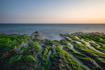 sunrise at laomei green reef, northern coast © Richie Chan