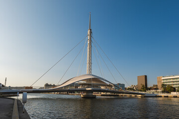 dagang bridge, big port bridge, at kaohsiung city, taiwan