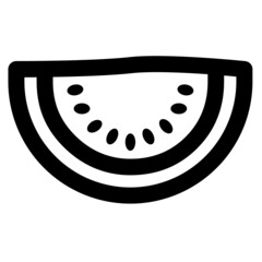 watermelon fruits icon