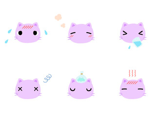 体調不良　熱中症　ネコ　主線なし